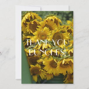 CARTE DE REMERCIEMENTS BUNCHES DE SOUFFRES