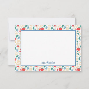 Carte De Remerciements Buon Appetito Coloré Pasta Anniversaire Papeterie