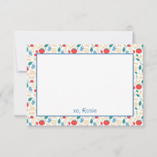 Carte De Remerciements Buon Appetito Coloré Pasta Anniversaire Papeterie