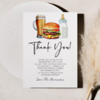 Burgers Brews et Couches Aussi! Baby Shower