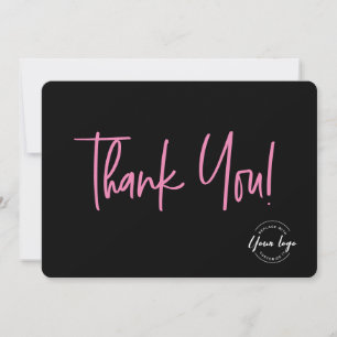Carte De Remerciements Business Logo Client Special 10% offre personnalis