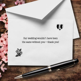 Carte De Remerciements Ça n'aurait pas été pareil sans vous Mariage