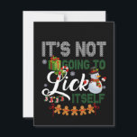 Carte De Remerciements Ça ne va pas se lick Snowman<br><div class="desc">Ça ne va pas se lick Snowman</div>