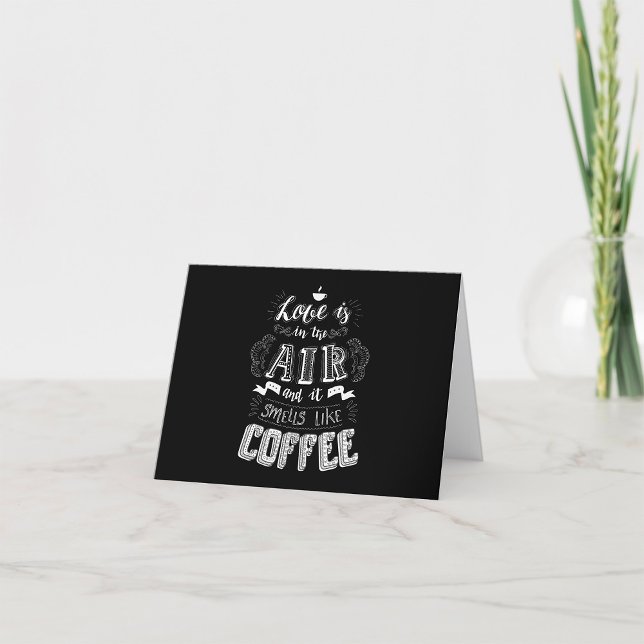 Carte De Remerciements Ça sent le café (Créateur téléchargé)