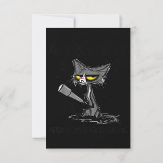 Carte De Remerciements Cadeau Amoureux des chats | Cadeau Pour Chat Lover