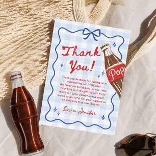 Carte De Remerciements Cadeau Bleu Elle est Prête à Accoucher Baby Shower