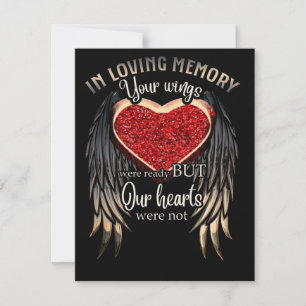 Carte De Remerciements Cadeau de la Saint-Valentin vent en souvenir affec