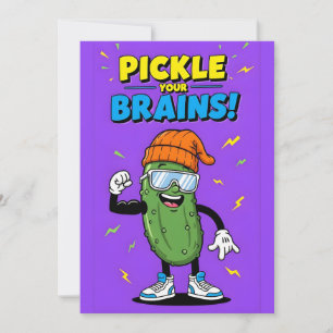 Carte De Remerciements Cadeau drôle de jeu de mots sur les cornichons Pic