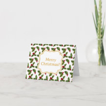 Cadeau en espèces Holly Vintage