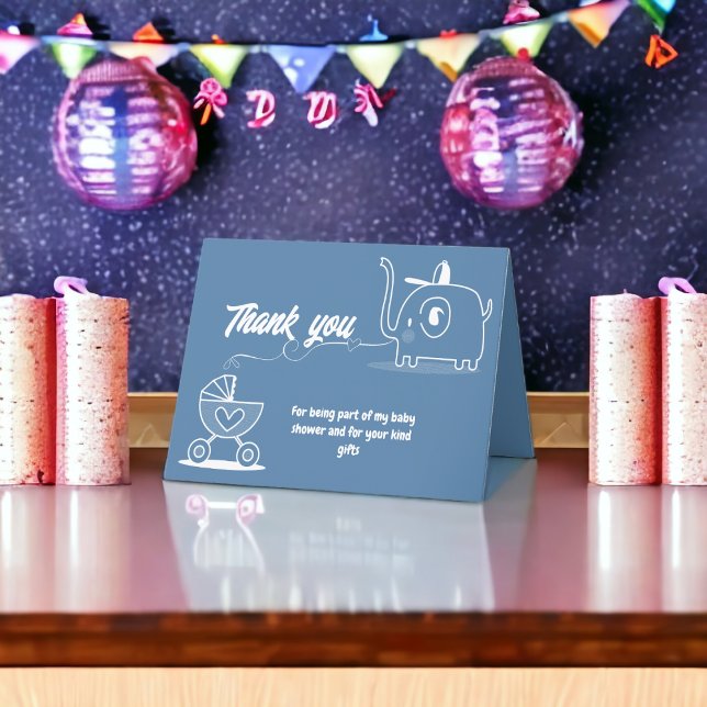 Carte De Remerciements Cadeaux de Baby Shower (Créateur téléchargé)