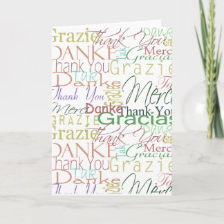 Carte De Remerciements Cadeaux Mercis