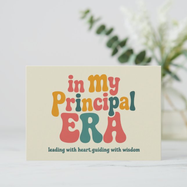 Carte De Remerciements Cadeaux principaux dans mon ère principale Retour  (Debout devant)