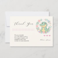 Cadre floral de bébé crocodile mignon