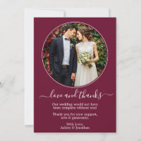 Cadre photo ronde moderne Mariage Bourgogne