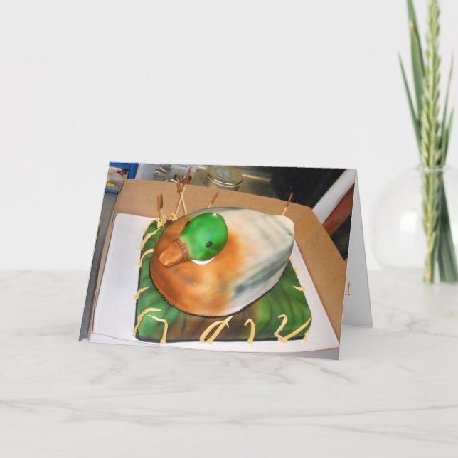 carte de remerciements "Cakefowl" (Devant)