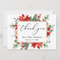 Calligraphie délicate Poinsettia Mariage de verdur