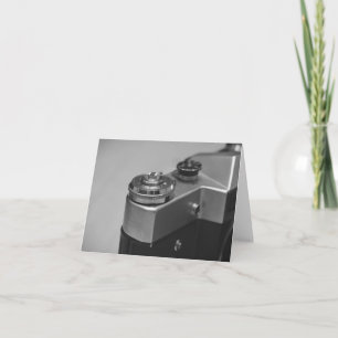 Carte De Remerciements Caméra rétro