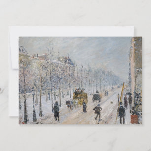Carte De Remerciements Camille Pissarro - Boulevards extérieurs, Effet Ne