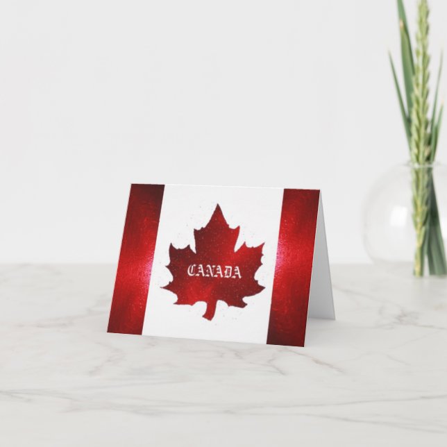 Carte De Remerciements canada (Devant)