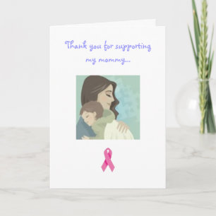 Carte De Remerciements cancer du sein