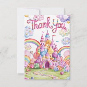 Carte De Remerciements Candy Wonderland Candyland