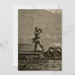 Carte De Remerciements Capitaine Nemo de 2000 Leagues Under the Sea