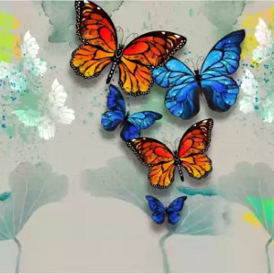 Carte De Remerciements "Carte de voeux des ailes de l'amour"