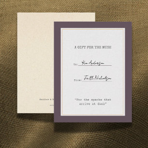 Carte De Remerciements Carton de cadeau de remise des diplômes Heather & 