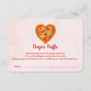 Carte De Remerciements Carton d'encart de tirage au sort de couche Pizza