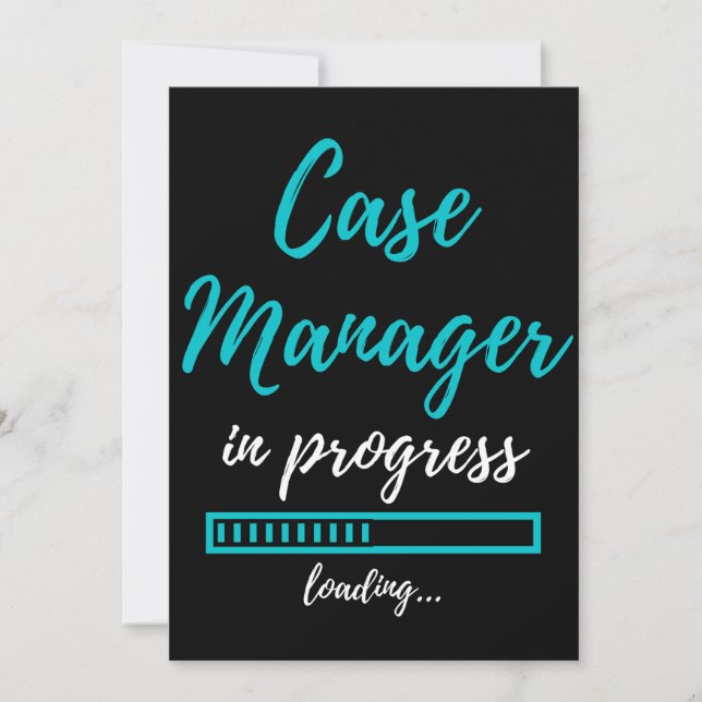 Carte De Remerciements Case Manager (Devant)
