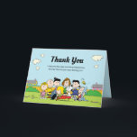 Carte De Remerciements Casse-croûte | Charlie Brown et Gang Birthday<br><div class="desc">Exprimez votre gratitude avec la carte de remerciement Casse-croûte Charlie Brown et Gang Birthday ! Avec Charlie Brown, Snoopy, Lucy, Linus et le reste de la bande Casse-croûte, cette carte charmante est le moyen idéal pour remercier vos invités d'avoir célébré votre jour spécial. Le design vibrant capture le charme nostalgique...</div>