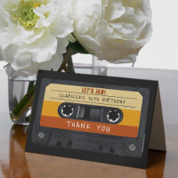 Cassette Bande Rétro Anniversaire Fête