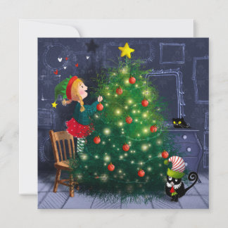 Carte De Remerciements Cat Chaos Christmas