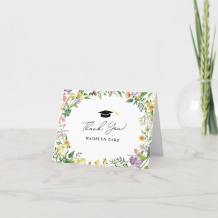 Carte De Remerciements Catégorie de Fleur sauvage 2025