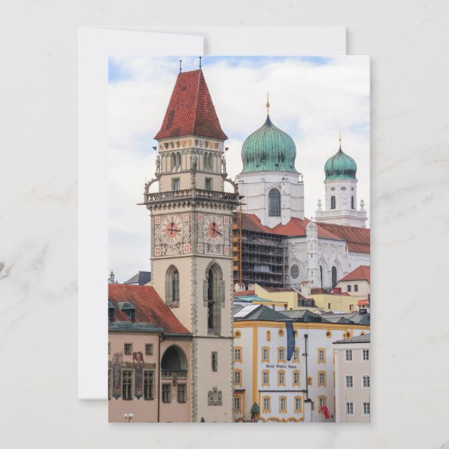 Carte De Remerciements Cathédrale de St. Stephan (Devant)