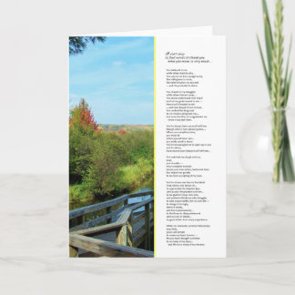 Carte De Remerciements Ce n'est pas facile de te remercier...