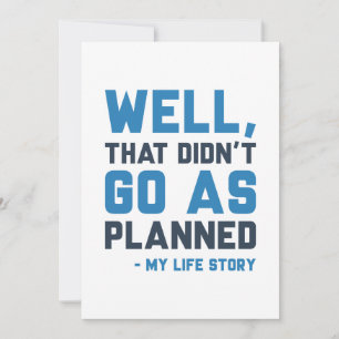 Carte De Remerciements Cela n’a pas fonctionné comme prévu