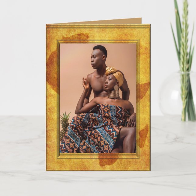 Carte De Remerciements Célébration de l'Afrique mère (Devant)