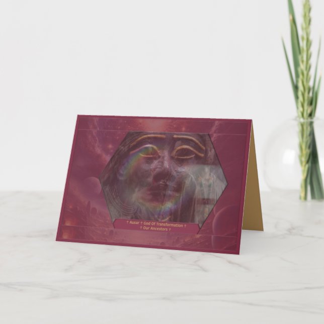 Carte De Remerciements Célébration de l'Afrique mère (Devant)