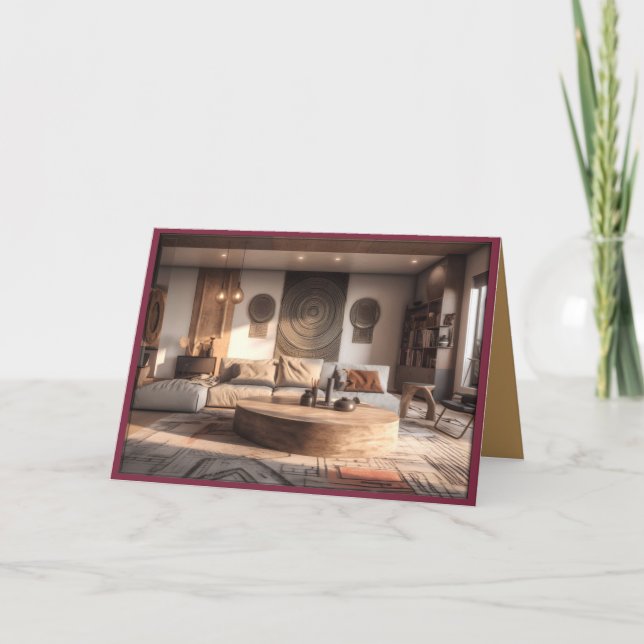 Carte De Remerciements Célébration de l'Afrique mère (Devant)