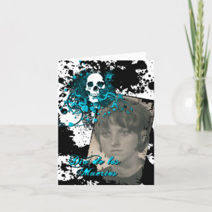 Carte De Remerciements célébration de mémorial de dia de los muertos