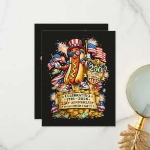 Carte De Remerciements Célébration du 250e anniversaire de l'indépendance