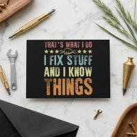 C'est ce que je fais je répare des trucs Drôle Méc