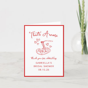 Carte De Remerciements C'est l'Amour Remerciement de douche de mariage ro