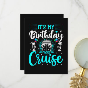 Carte De Remerciements C'est mon anniversaire de croisière - Anniversaire