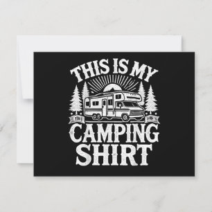 Carte De Remerciements C'est Mon Camping Drôle Camper