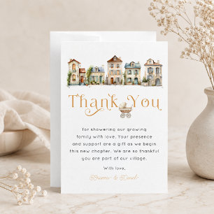Carte de Remerciements – C'est tout un Village Bab