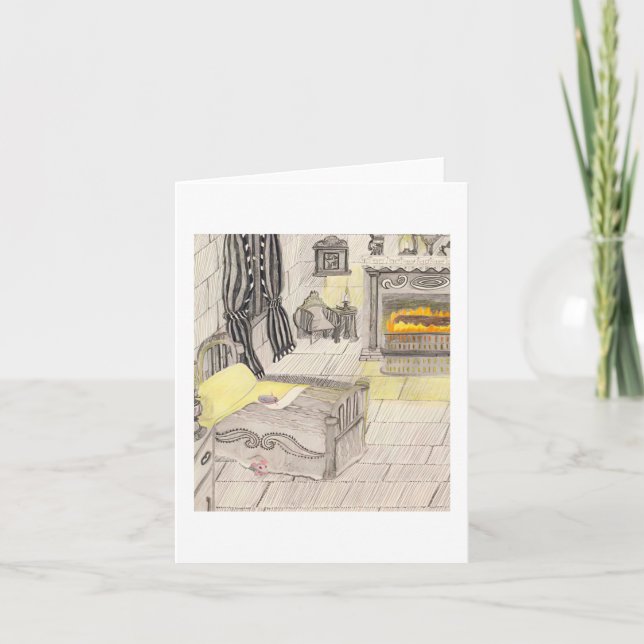 Carte De Remerciements Chambre Avec Rats 🐀 (Devant)