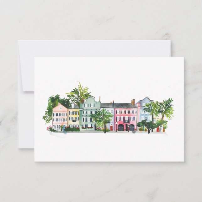 Carte De Remerciements Charleston Caroline du Sud (Devant)