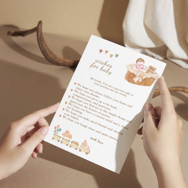 Carte De Remerciements Charming Boho Baby Wives Card (Créateur téléchargé)